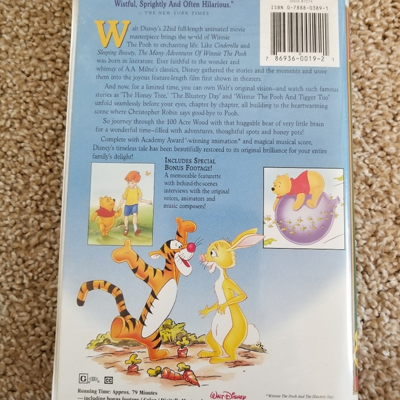 ♥️VINTAGE♥️ DISNEY VHS TAPE BUNDLE - Picture 15 of 16